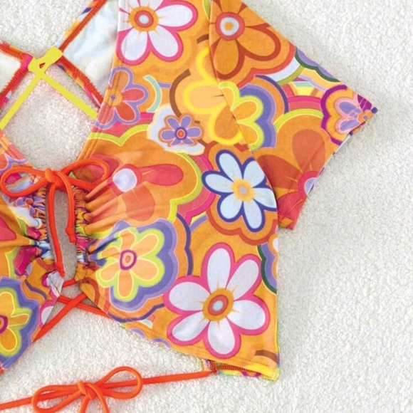 70S PRINTED BATHING SUIT - Picture 9 of 9